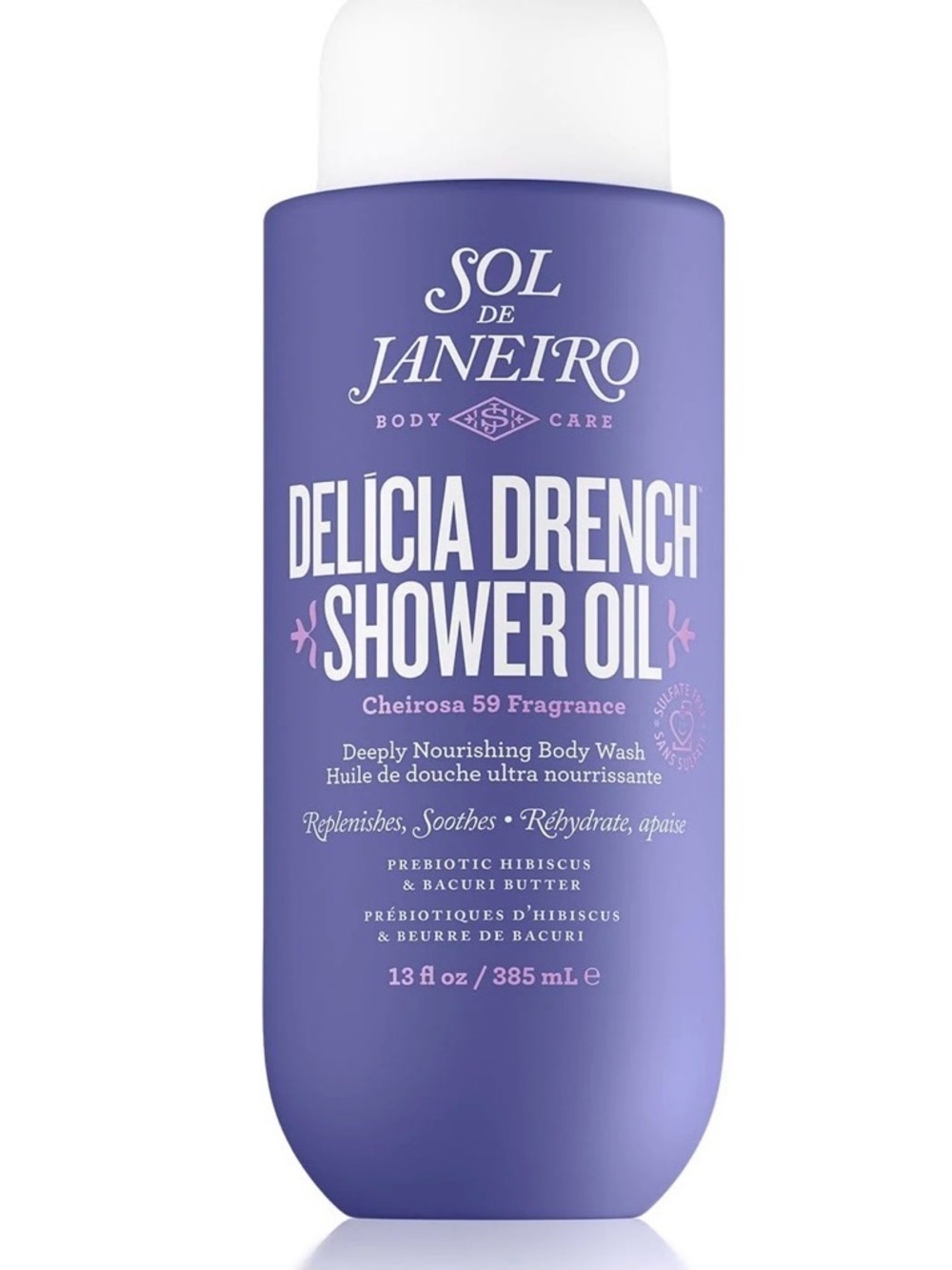 Sol de Janeiro Delícia Drench Shower Oil - Purple